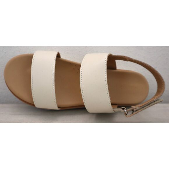 Nisolo Women's Sz 8.5 Bone/Beige Go-To Flatform 2.0 Leather Sandals - Picture 8 of 15